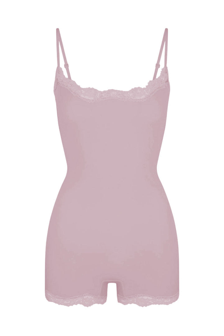 Spitzen-Serie Damen-Spaghettiträger-Spitzenbesatz-atmungsaktiver Playsuit