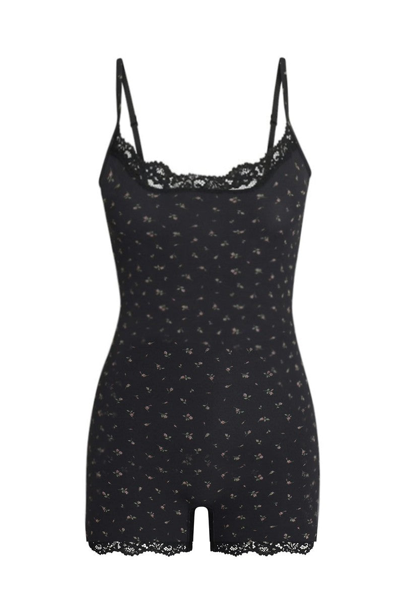 Spitzen-Serie Damen-Spaghettiträger-Spitzenbesatz-atmungsaktiver Playsuit