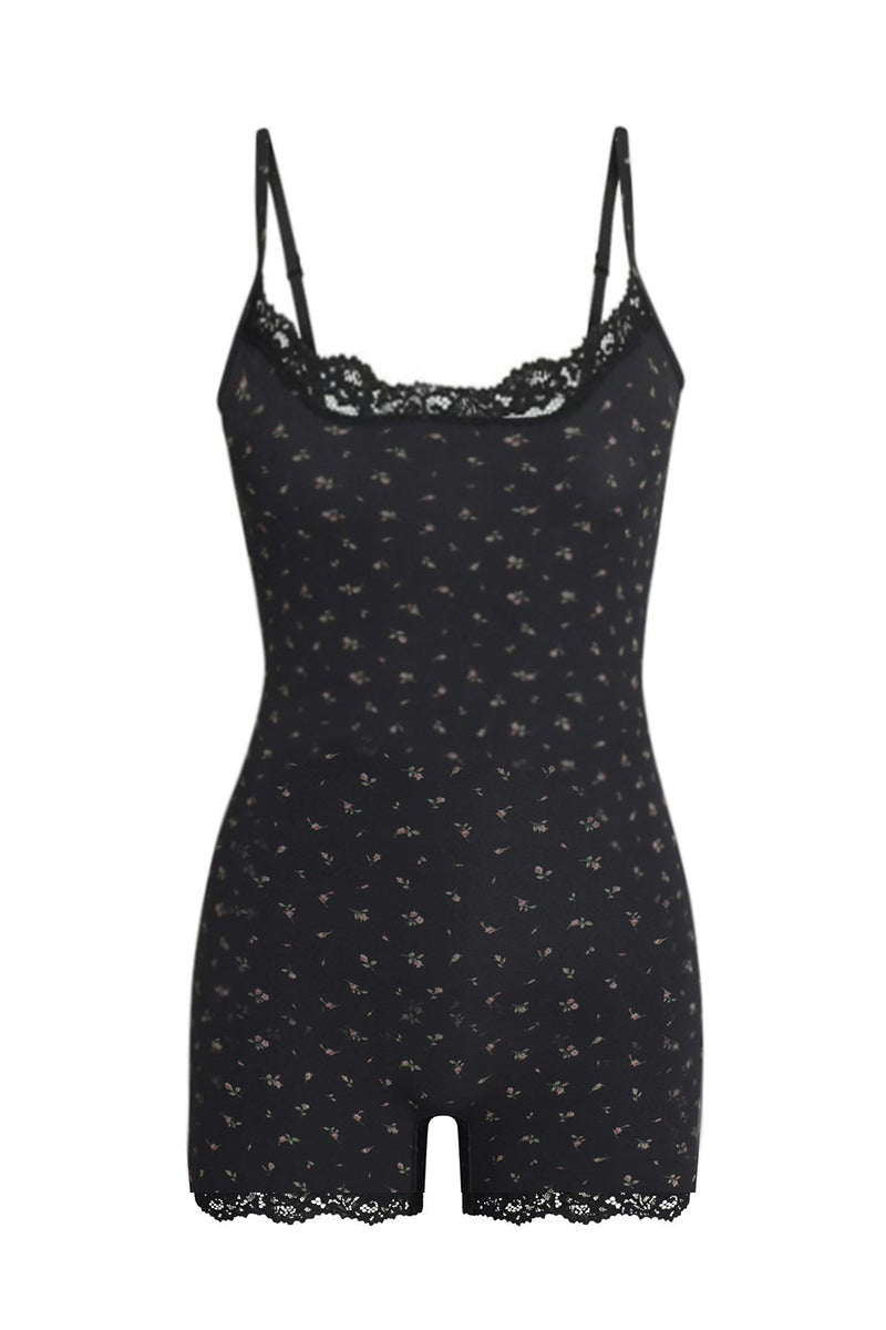 Spitzen-Serie Damen-Spaghettiträger-Spitzenbesatz-atmungsaktiver Playsuit