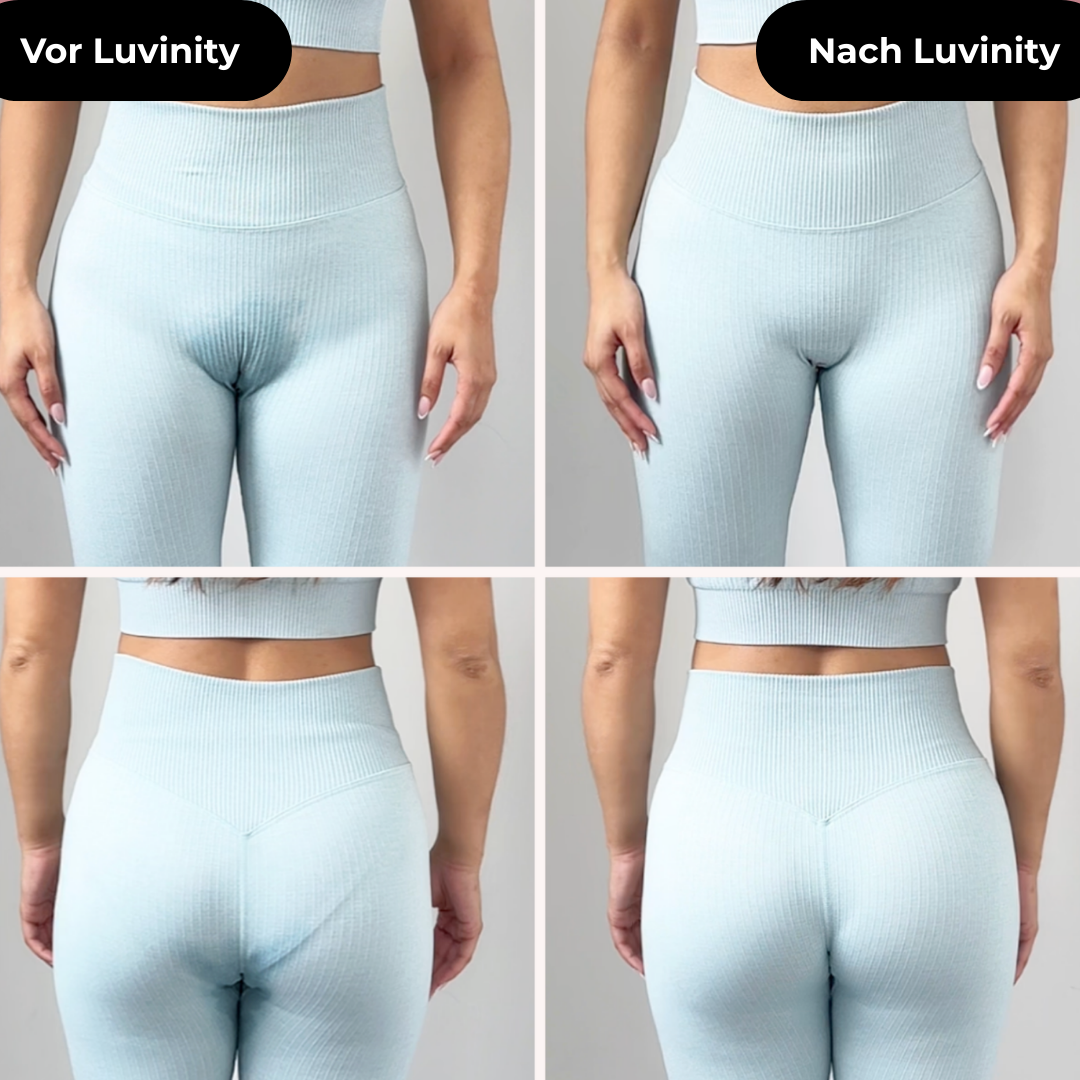 Unsichtbarer String mit Kamelzehe und hoher Leibhöhe