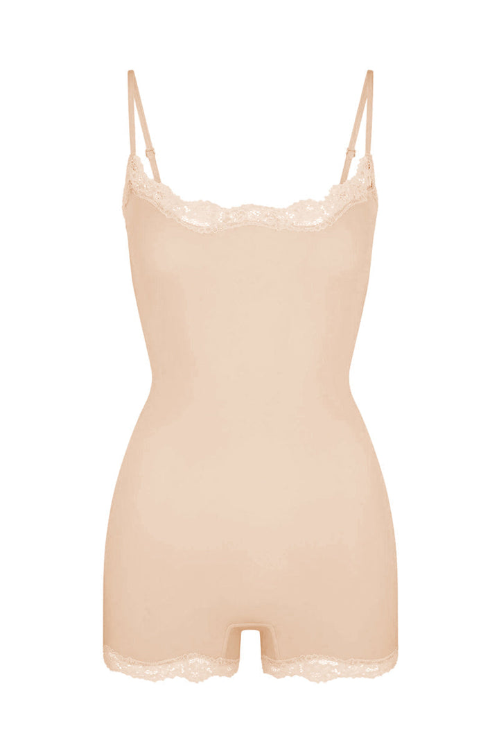 Spitzen-Serie Damen-Spaghettiträger-Spitzenbesatz-atmungsaktiver Playsuit