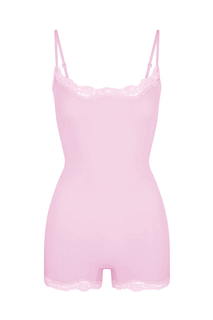Spitzen-Serie Damen-Spaghettiträger-Spitzenbesatz-atmungsaktiver Playsuit