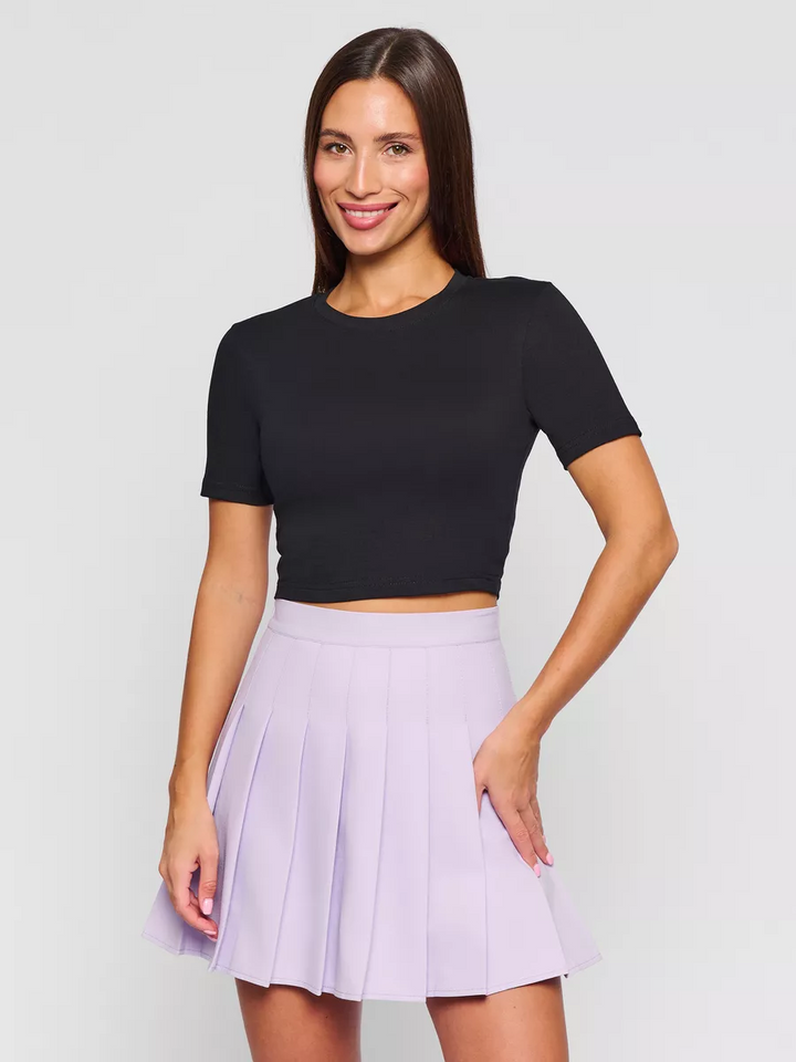 Kurzarm-Crop-Top