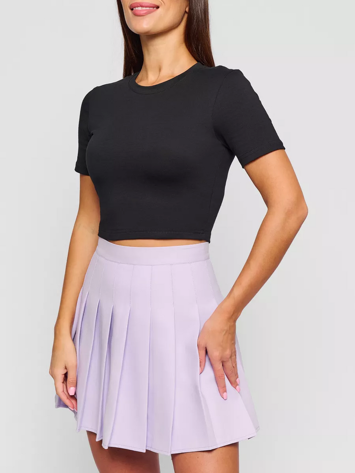 Kurzarm-Crop-Top