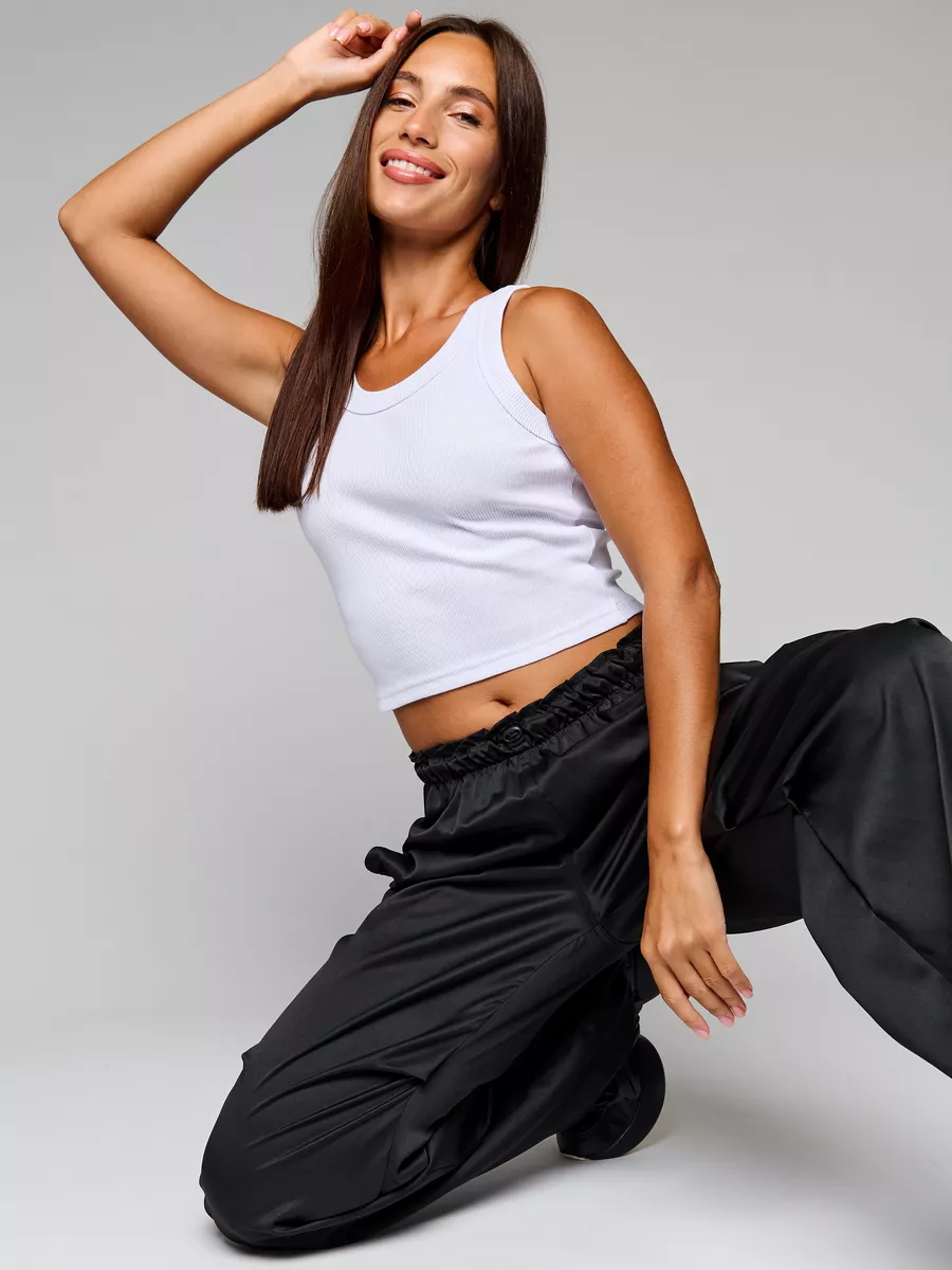 Ärmelloses Crop-Top